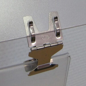 Prijskaartklem metaal - M - (1x)