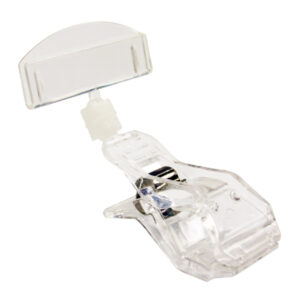 Prijskaartklem met knijper