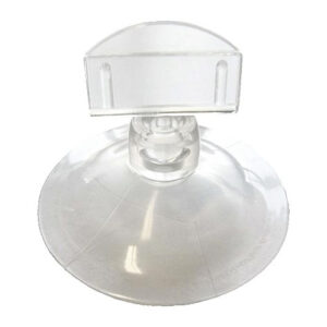 Zuignap 50mm met kaarthouder halfrond