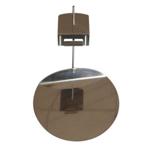 Prijskaartstandaard roestvrijstaal 10cm