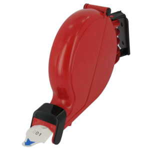 Volgnummerdispenser rood