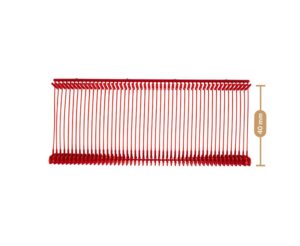 Ridderspoor 40mm S nylon rood (5000x)