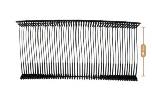 Ridderspoor 40mm S nylon zwart (5000x)