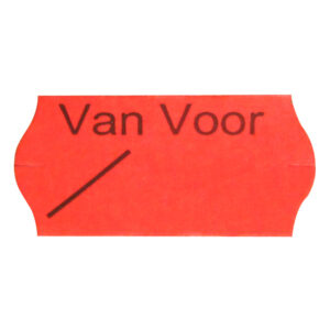 2612 gs fluor rood VAN/VOOR afneembaar