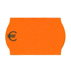 Etiket 2616 oranje permanent € (1000x)