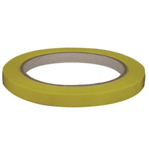 Tape PVC geel 9mm x 66 meter