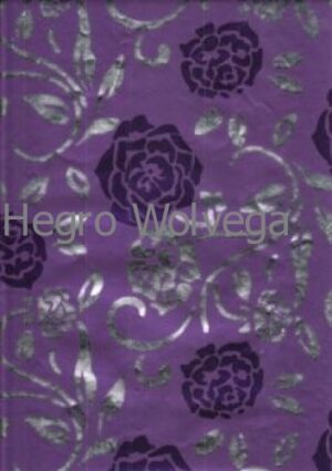 Cadeaupapier 50cm Flower Purple