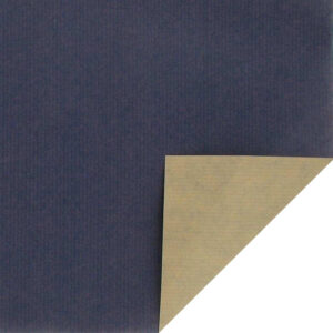 Cadeaupapier 50cm kraft blauw bruin