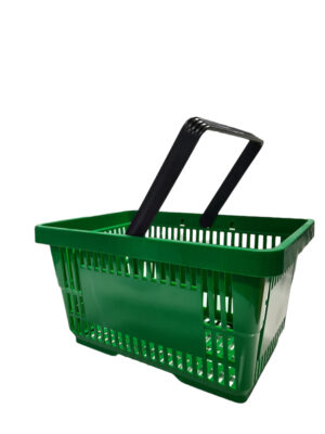 Winkelmand 22 liter groen 1 greep