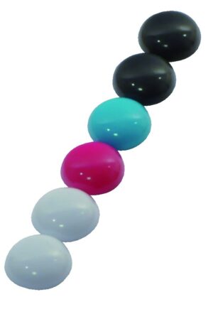 Magneet ø20mm : wit, roze, blauw