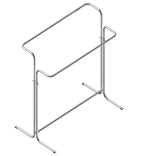 Kledingrek dubbel 115-180h/140l