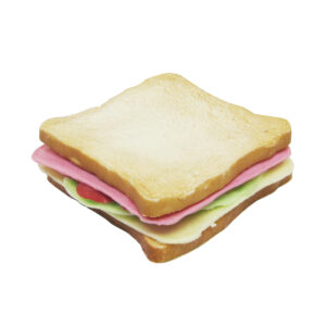 Kunststof Sandwich ham,kaas,tomaat