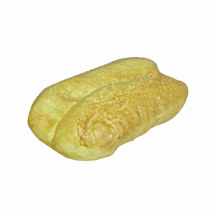 Kunststof Broodje 100x60mm (4x)