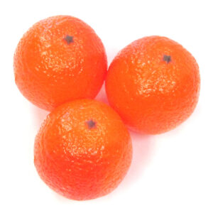 Kunststof Sinaasappel 75mm (3 stuks)