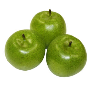 Kunststof Appel groen 80mm (3x)