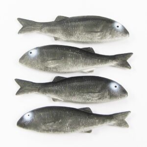 Kunststof Poon grijs 210x50mm (4x)