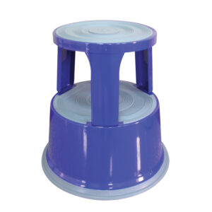 Opstapkruk metaal blauw (RAL 5002)