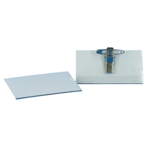 Badge speld/clip 75x40mm, 10 stuks