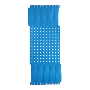 Polsarmband voor evenementen blauw (1x)