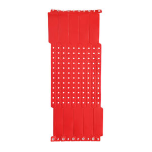 Polsarmband voor evenementen rood (1x)