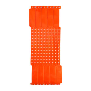 Polsarmband voor evenementen oranje (1x)