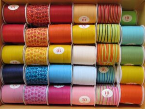 Cadeaulint 10mm x 10 meter assorti