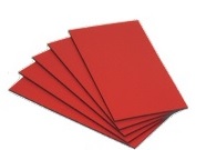 Magneetfolie 100x60cm rood 0,8mm n.k.