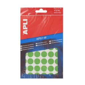 Etiket 16mm groen Apli 02741 (432x)