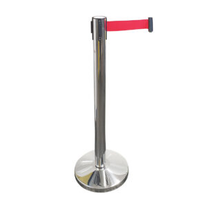 Afzetpaal rood, 2 meter