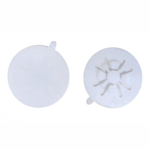 CD-rozet ø30mm plastic wit (1x)