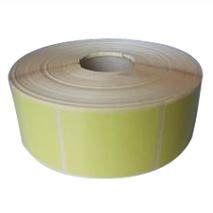 Etiket 50x63mm geel gl. perm 2000 per rl