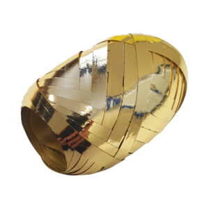 Eggs 5mm x 20 meter metallic goud lint