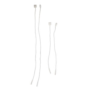 Koordsluiting wit 200mm (1000x)