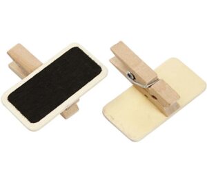 Krijtbord 20x40mm op wasknijper (1x)