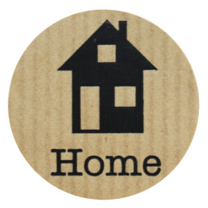 Cadeau etiket 35mm kraft home