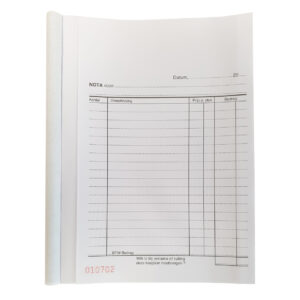 Kassablok wit A5 (1x)