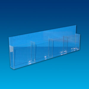 Acryl folderbak 4-vaks 11cm 15 x 3cm