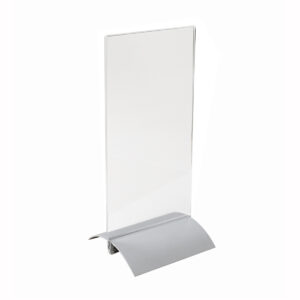 Menukaarthouder 100mm acryl hoes (1x)