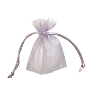 Organza zakje lila 7,5 x 10cm