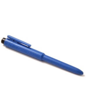Detecteerbare drukpen blauw, met clip
