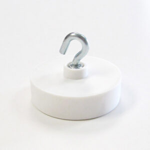 Plafondmagneet 43mm wit, trekkracht 6kg