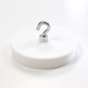 Plafondmagneet 62mm wit, trekkracht 9kg
