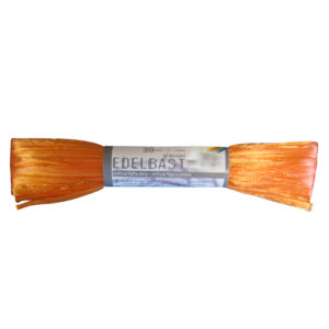 Raffia oranje 30 meter glans (1x)