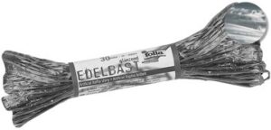 Raffia zilver 30 meter glans (1x)