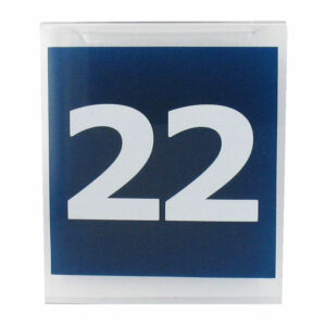 Maatbordje bedrukt met 22