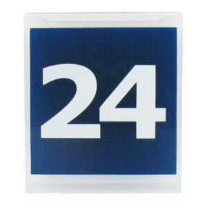 Maatbordje bedrukt met 24