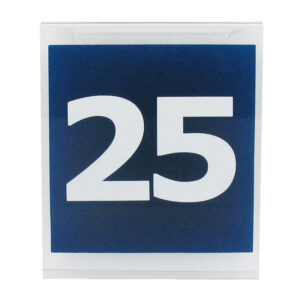 Maatbordje bedrukt met 25