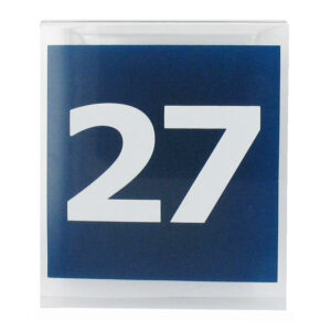 Maatbordje bedrukt met 27