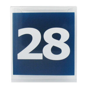 Maatbordje bedrukt met 28