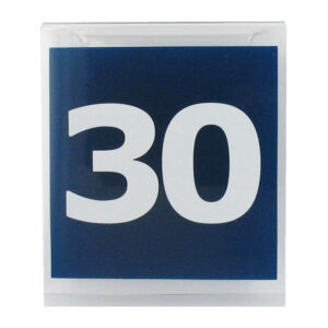 Maatbordje bedrukt met 30